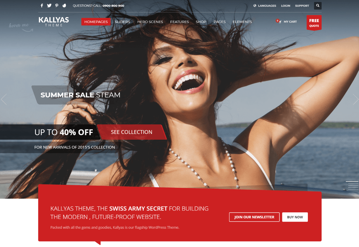 KALLYAS - eCommerce WordPress Themes