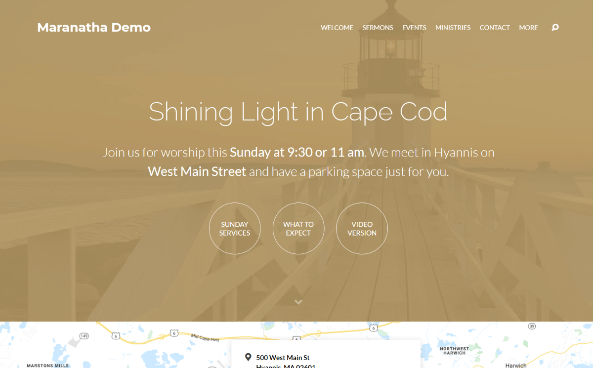 Maranatha - Church WordPress Templates