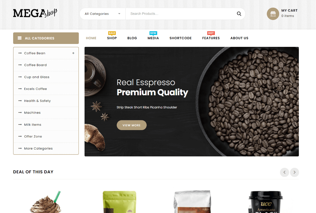 Mega Shop - eCommerce WordPress Themes