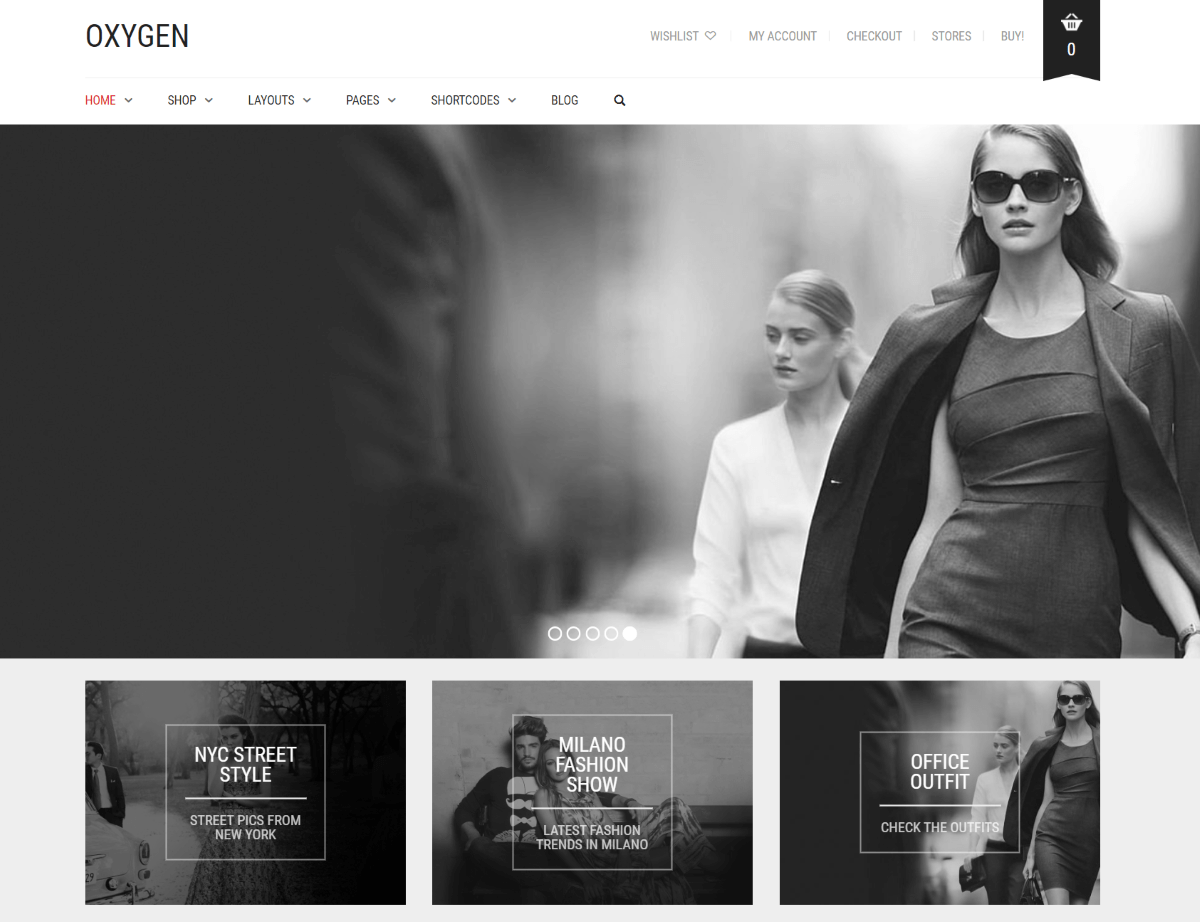 Oxygen - eCommerce WordPress Themes