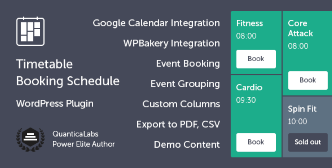 Timetable Booking Schedule