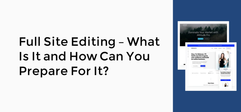 Full Site Editing