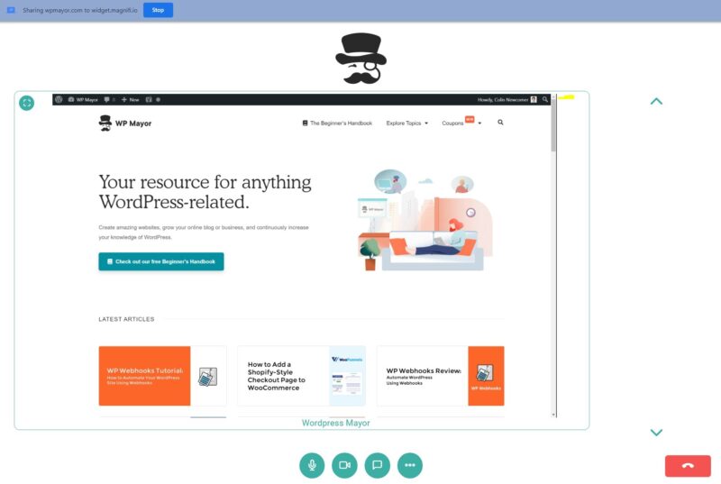 Magnifi screen share