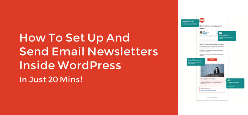 Send Email Newsletters in 20 minutes
