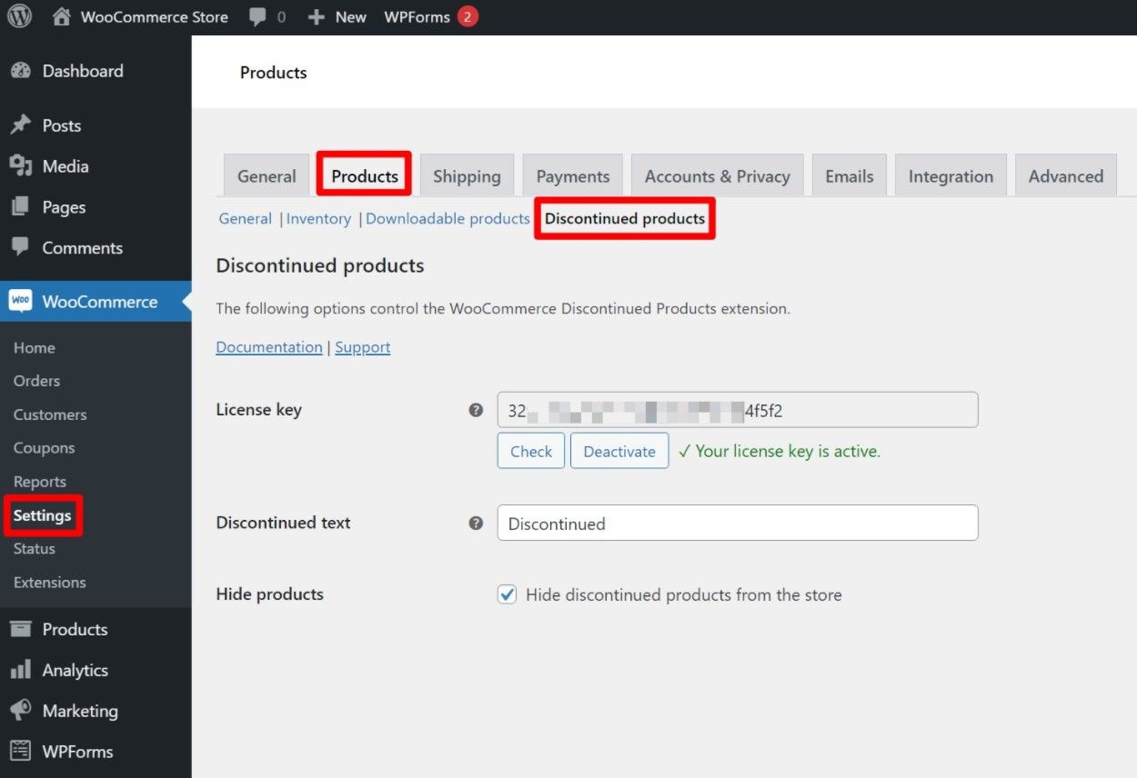 Configure plugin settings