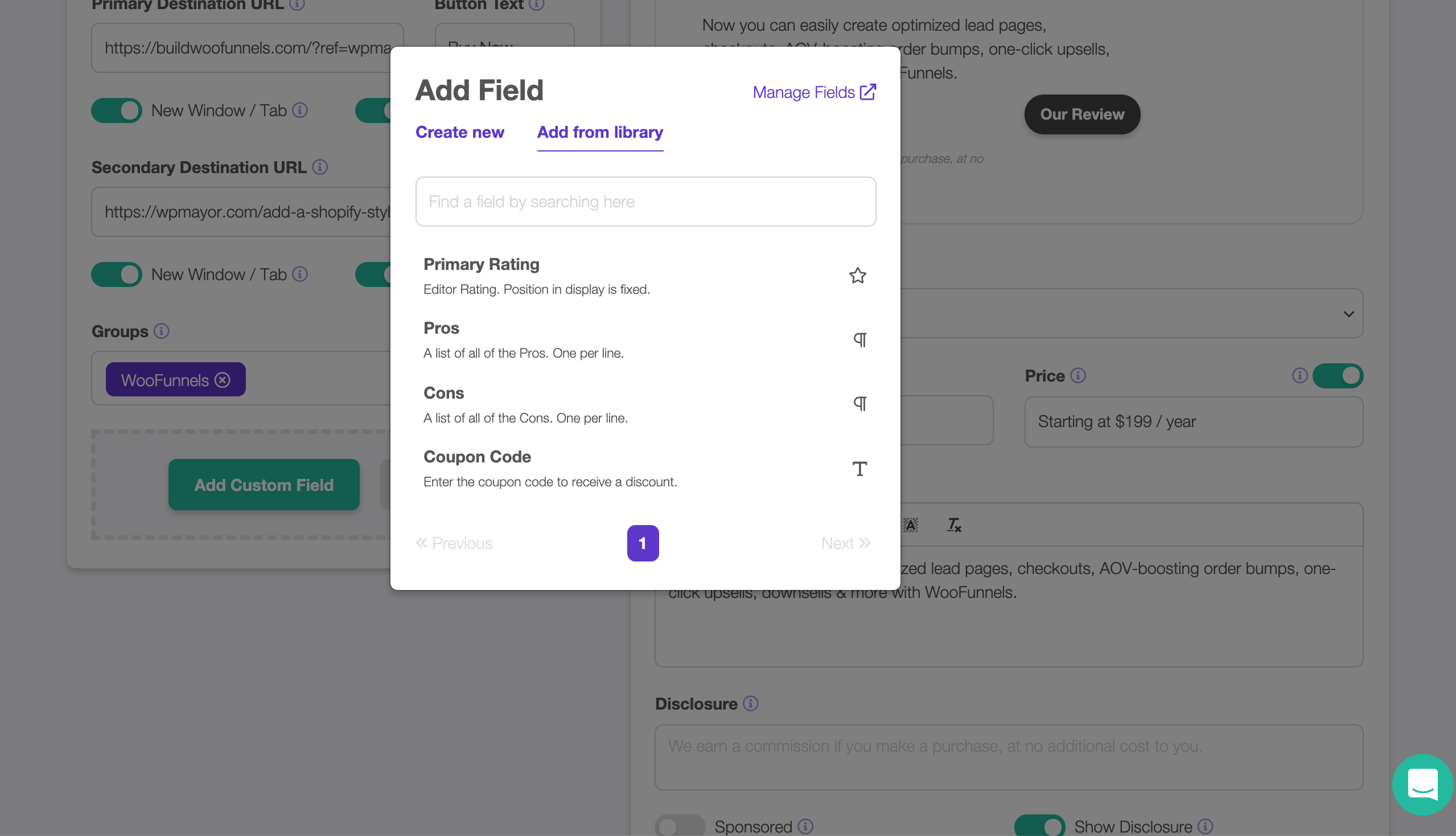 Add Fields