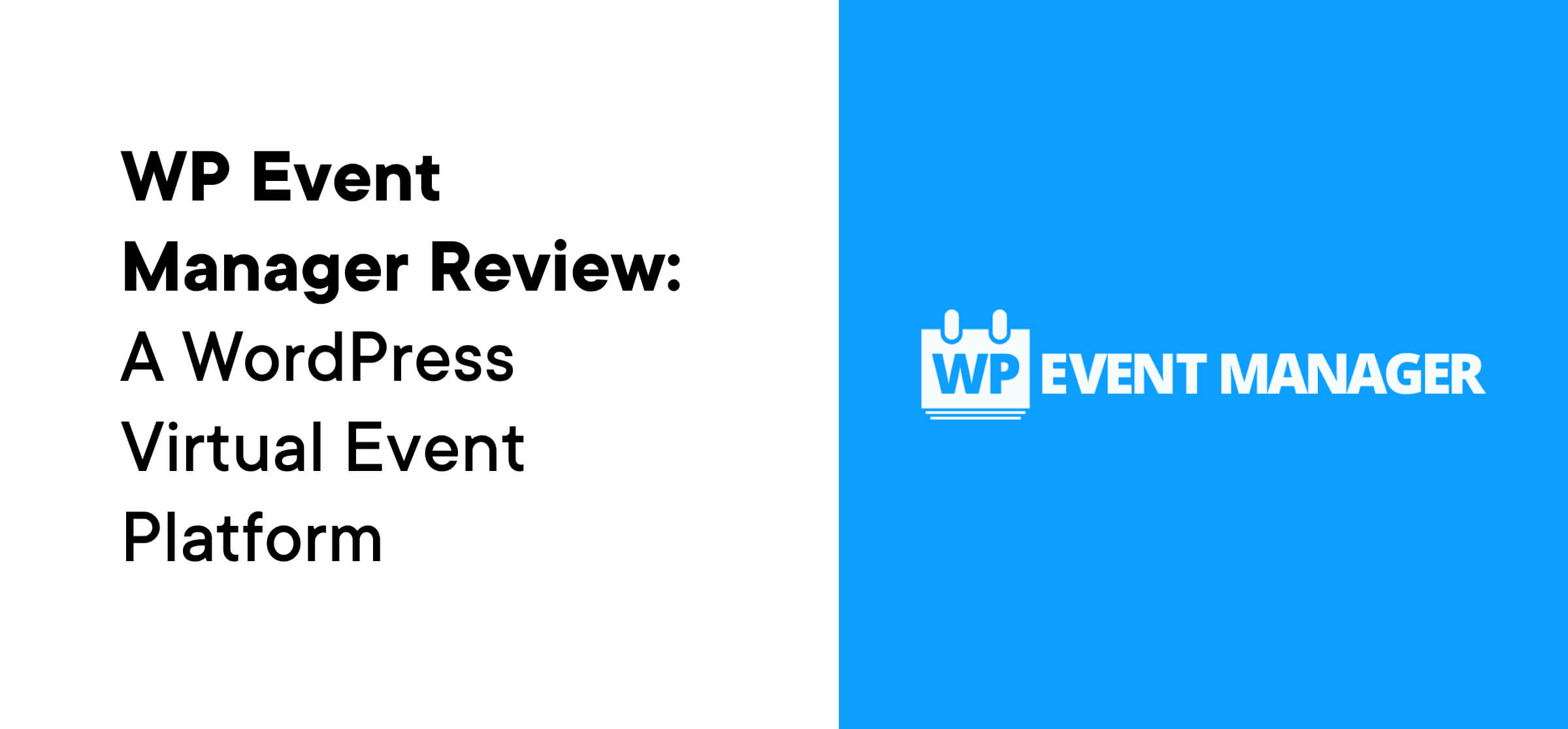WP Event Manager Review