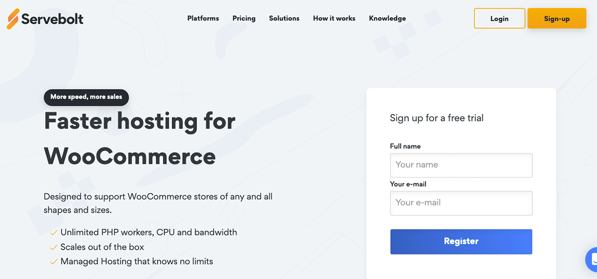 Servebolt WooCommerce Hosting