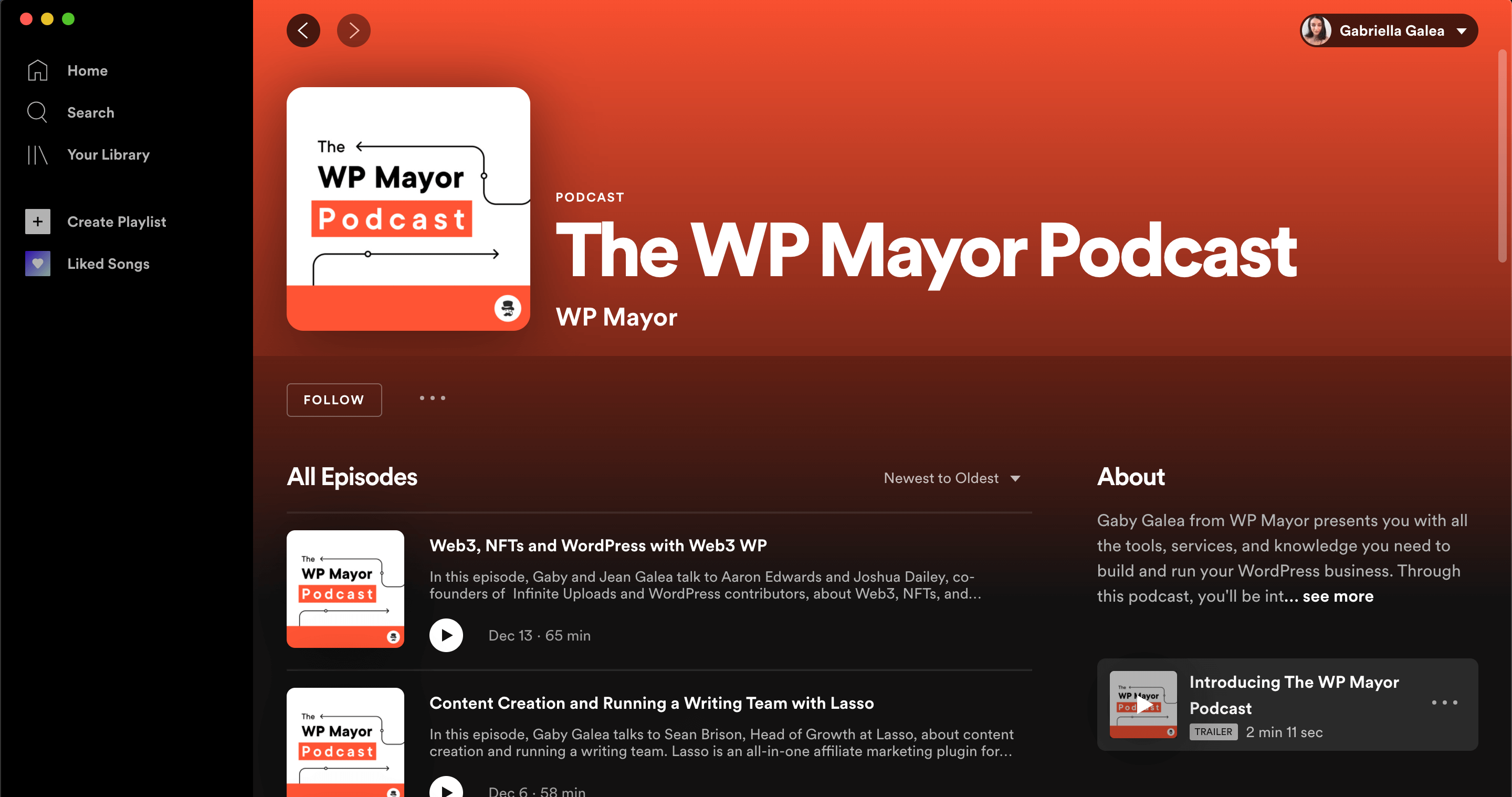 Podcast on Spotify