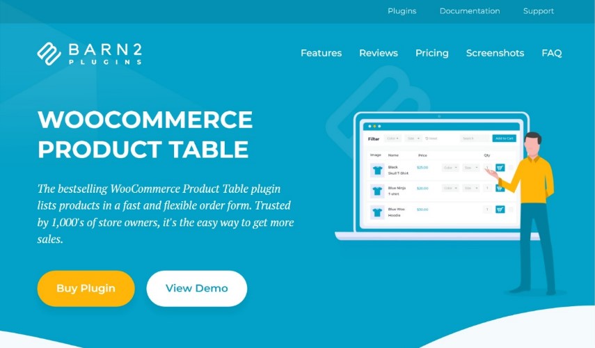 WooCommerce Product Table