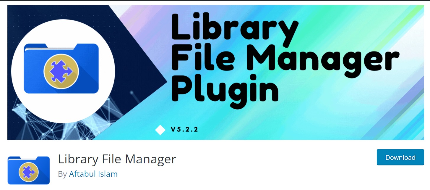 Library File Manager - A WordPress file manager plugin