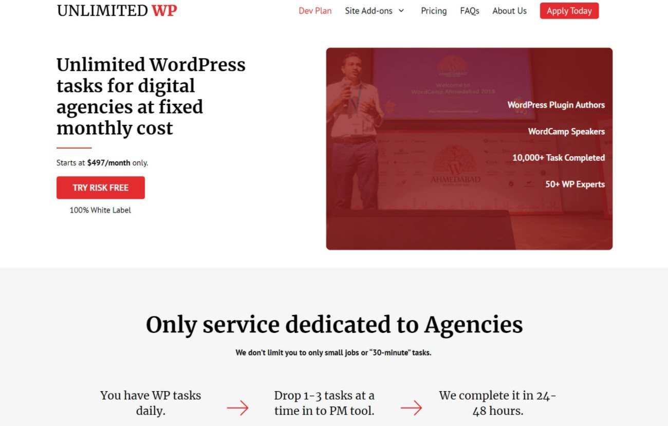 UnlimitedWP is a great spot for WordPress development help