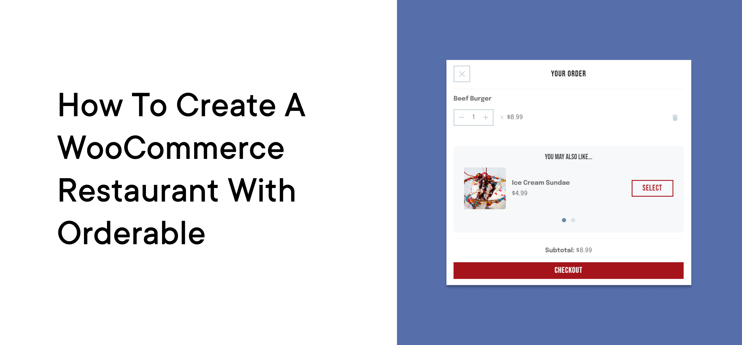 Create WooCommerce Restaurant with Orderable