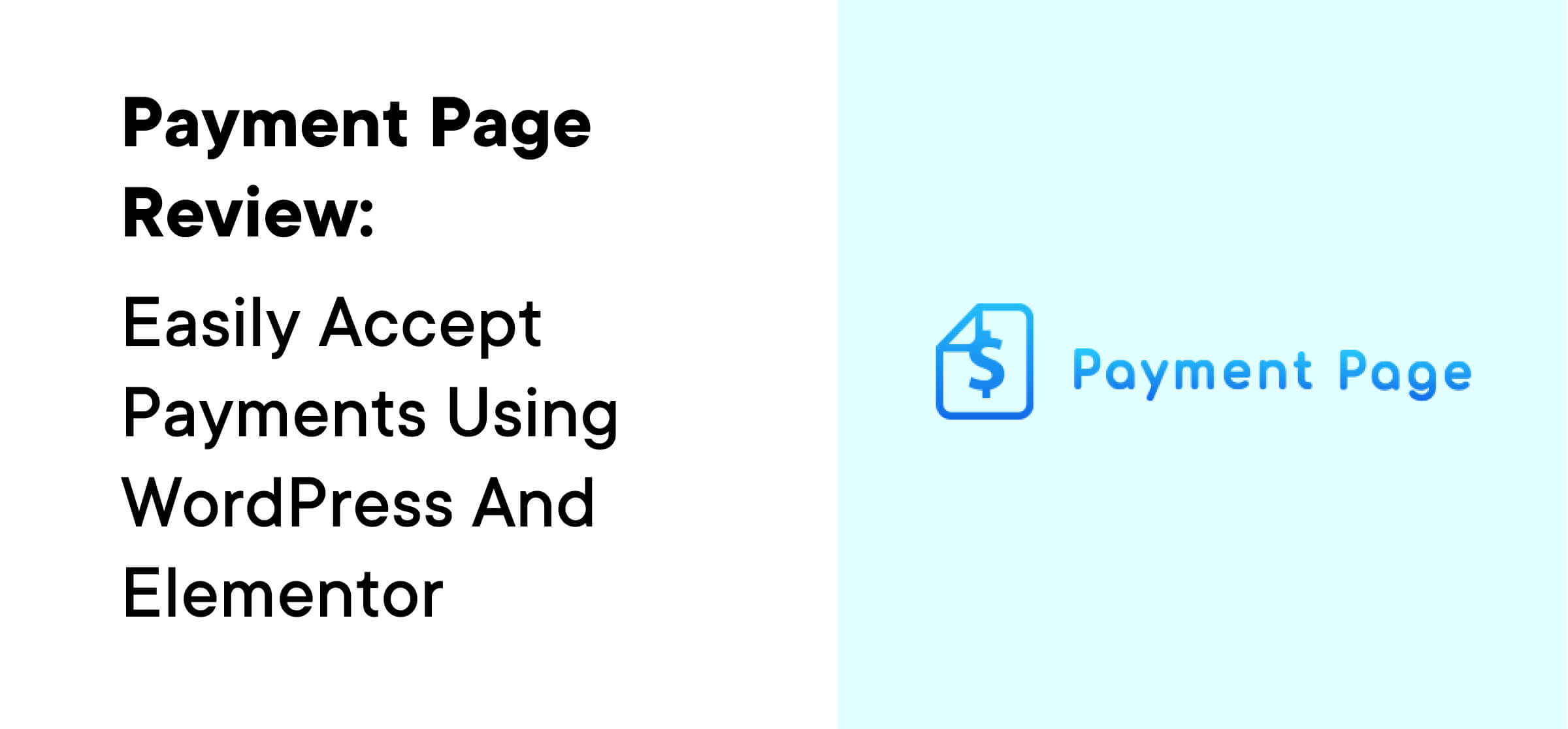 Payment Page Review