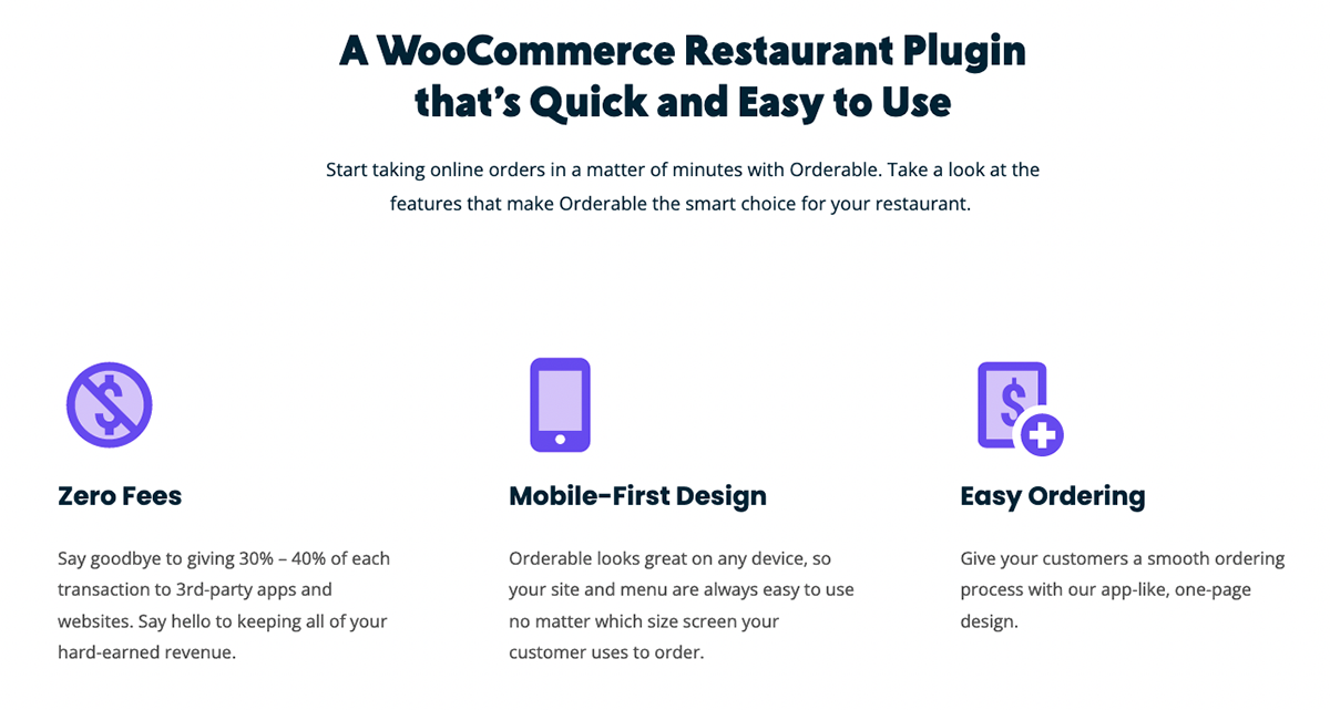 Orderable WooCommerce Plugin