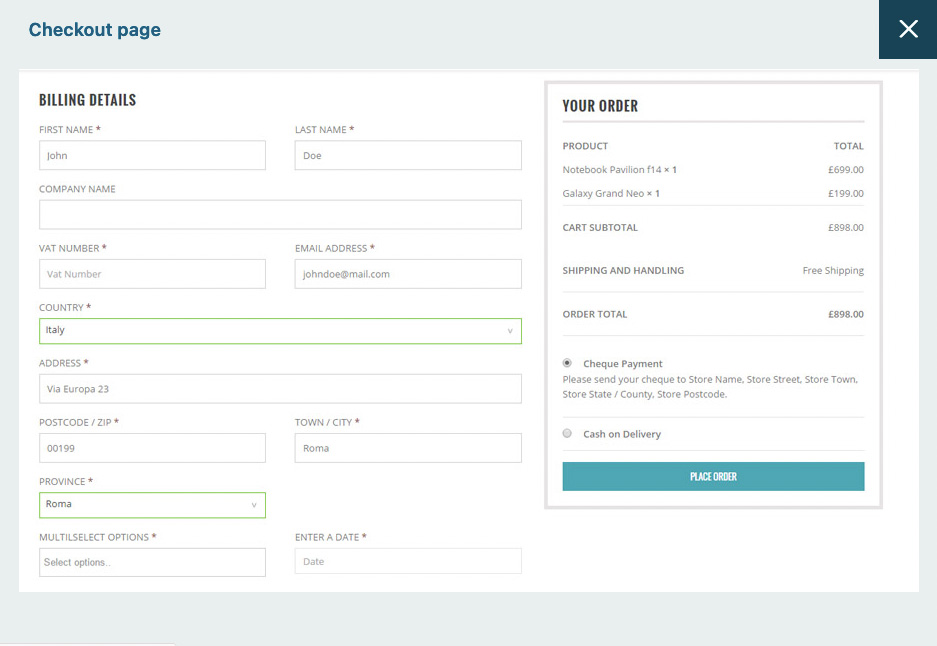 YITH WooCommerce Checkout Manager, a WooCommerce checkout plugin