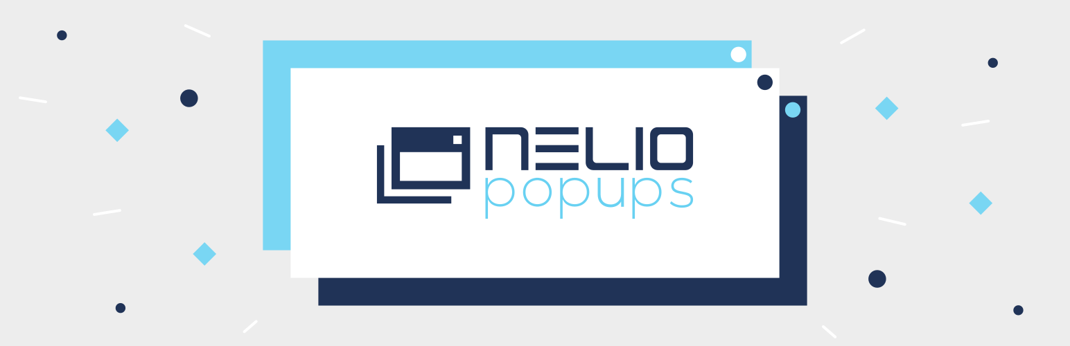Nelio Popups logo banner
