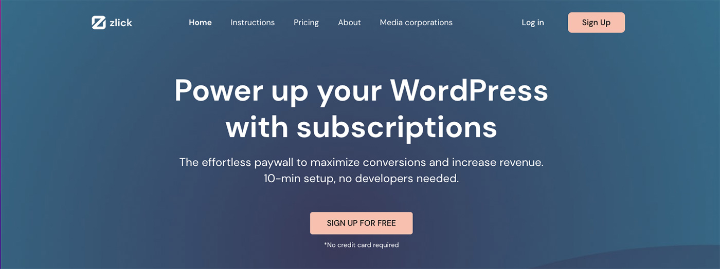 Zlick paywall - power up your subscriptions