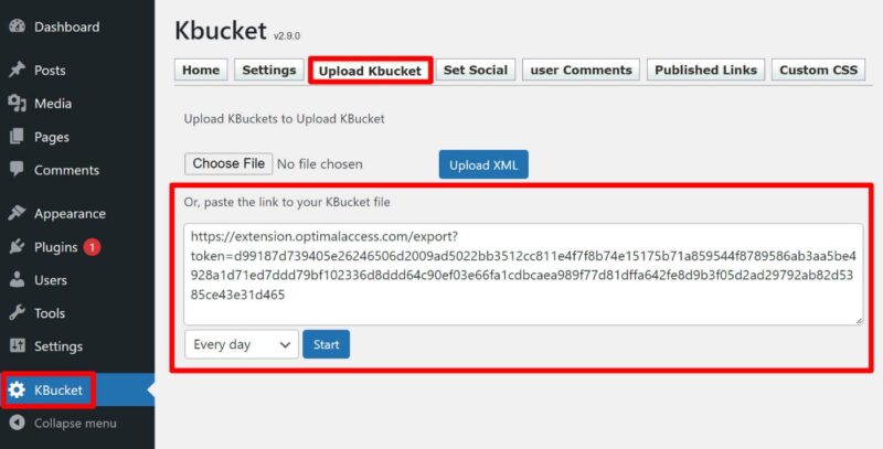 Sync URL with WordPress site
