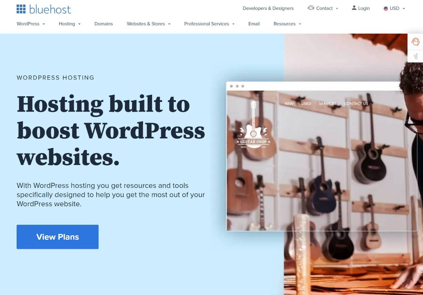 Bluehost WordPress hosting
