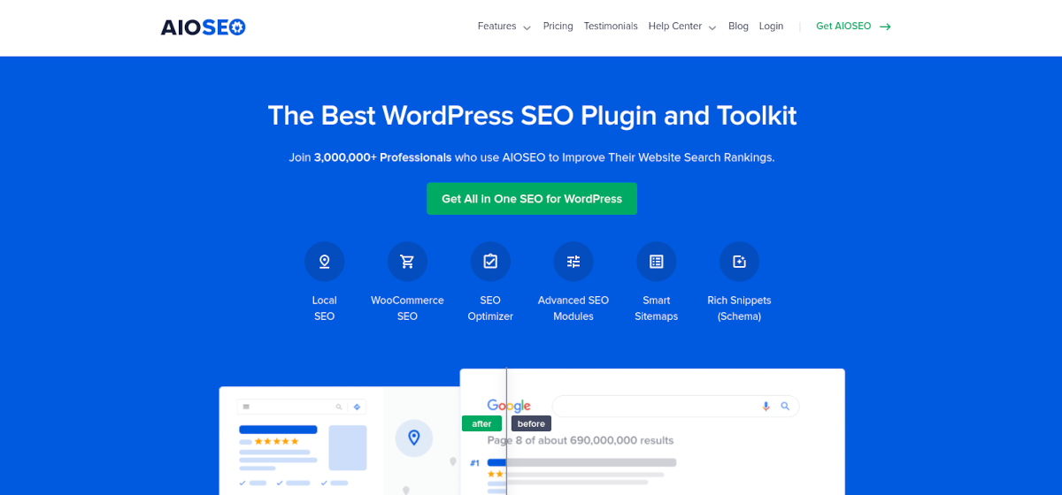 All in One SEO website