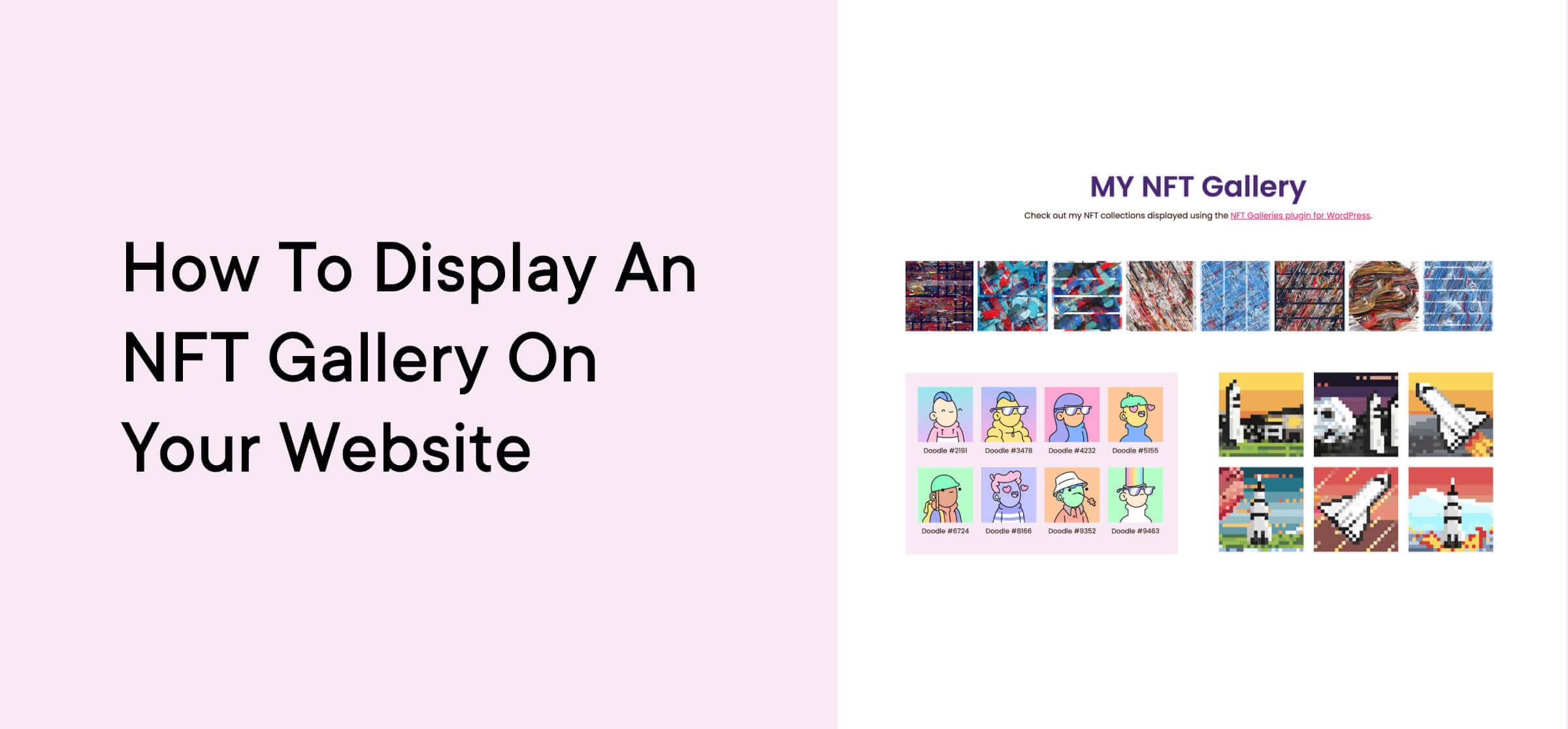 How to Display an NFT Gallery on Your Website
