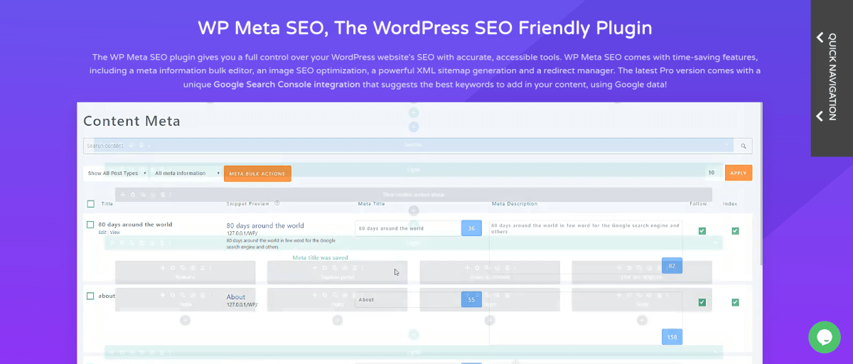 WP Meta SEO website