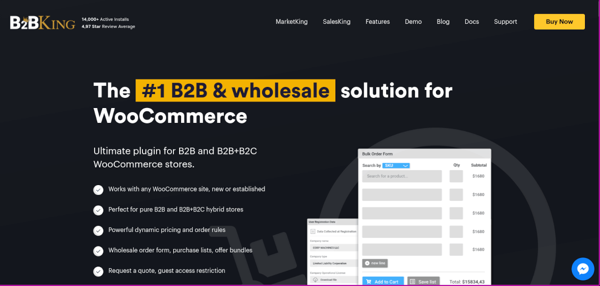 B2BKing website.