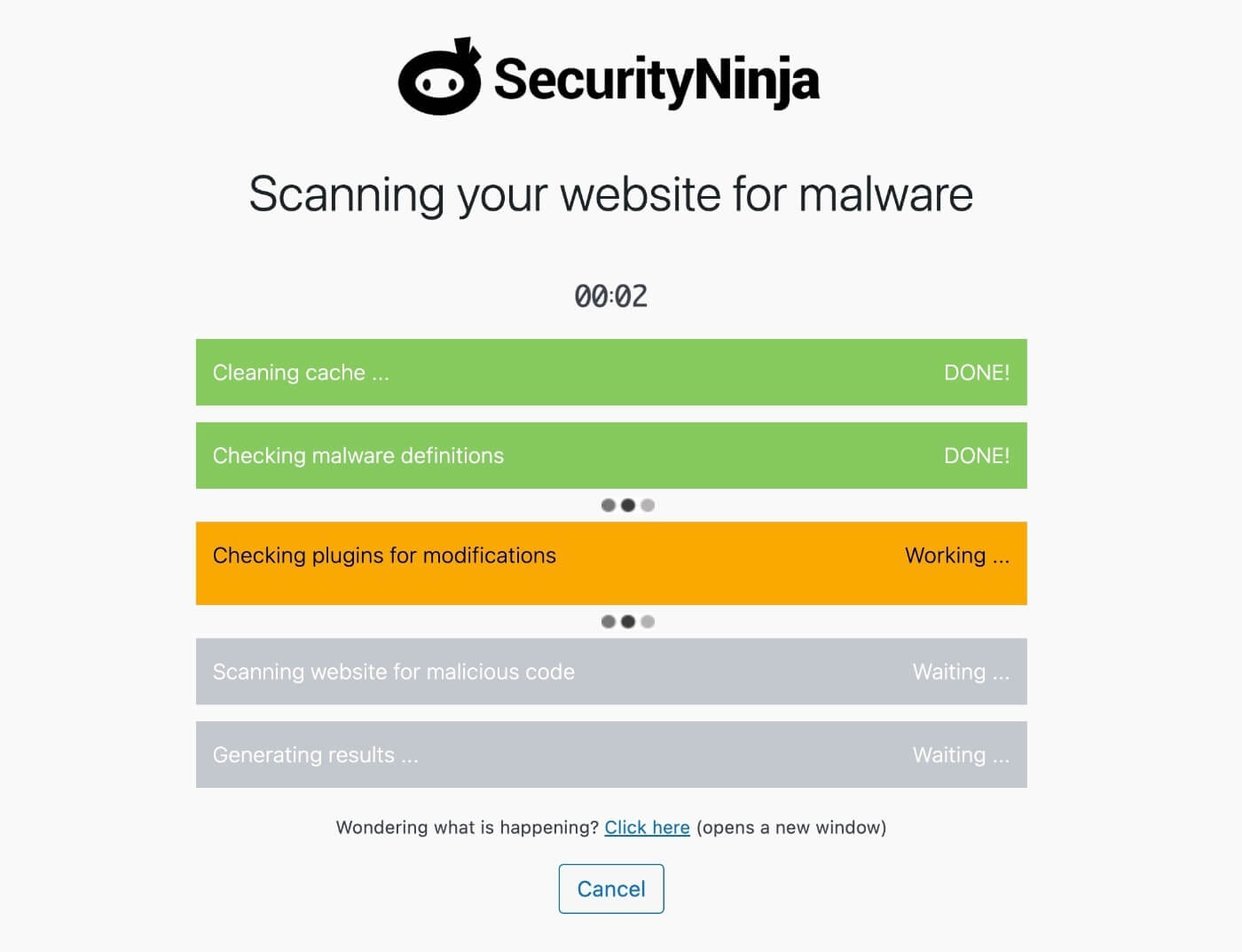 Malware scan