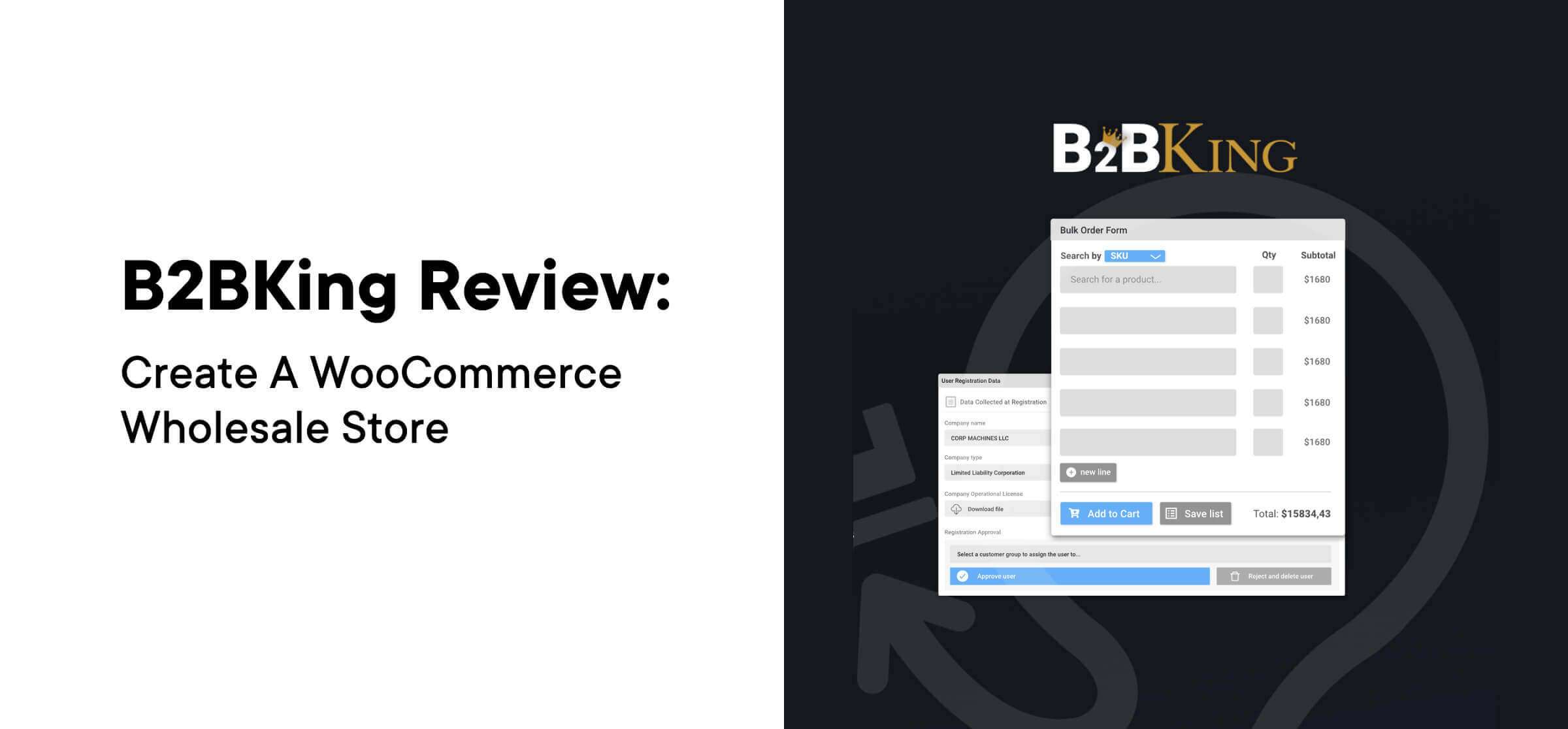 B2BKing Review: Create a WooCommerce Wholesale Store