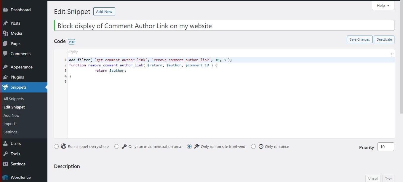 comment_author_URL_removed_Code_Snippets_plugin