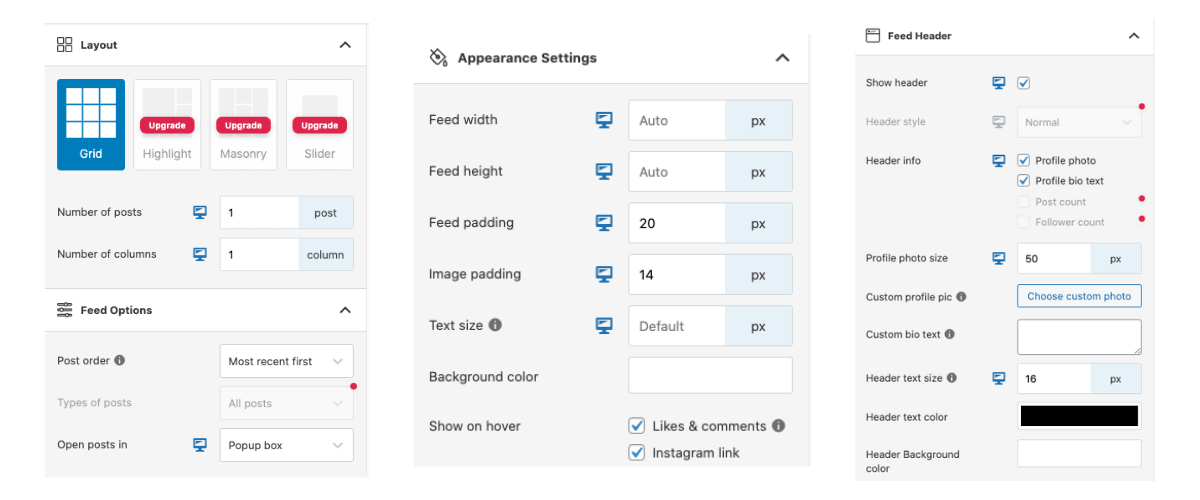 Customize your Instagram Feeds