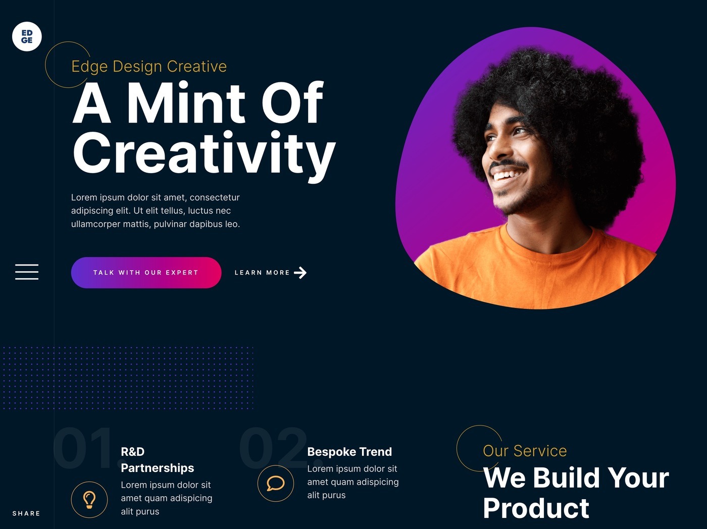 Edge creative agency template