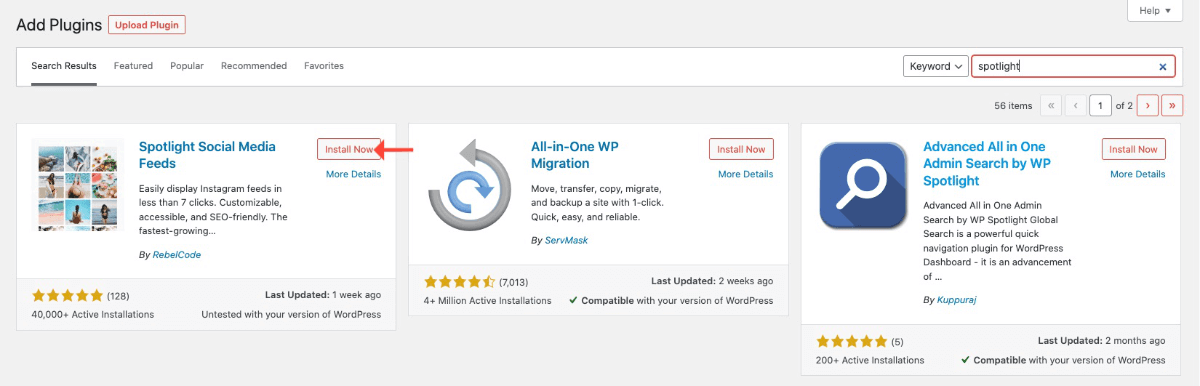 Install Spotlight