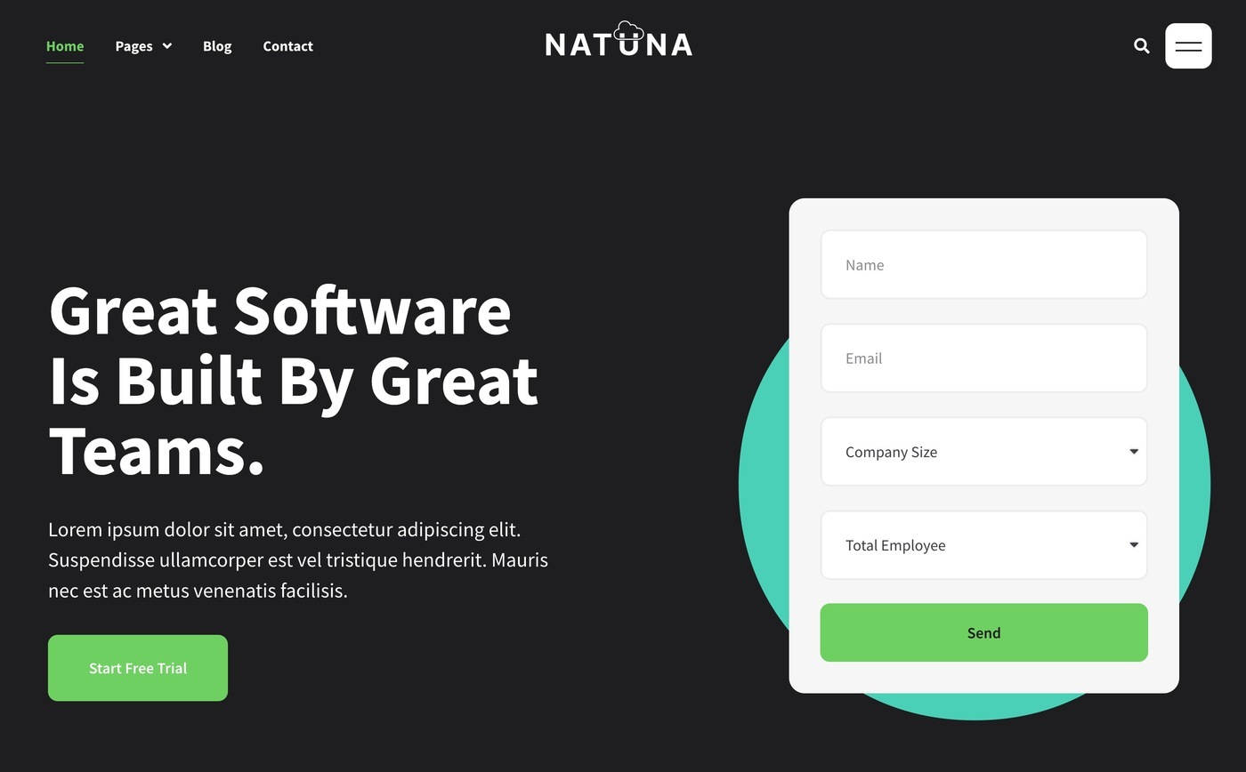 Natuna software template