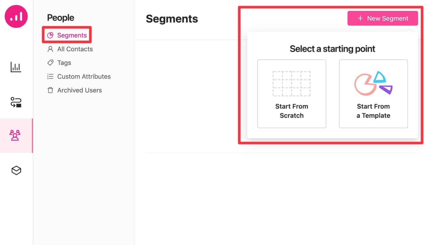 Creating segments