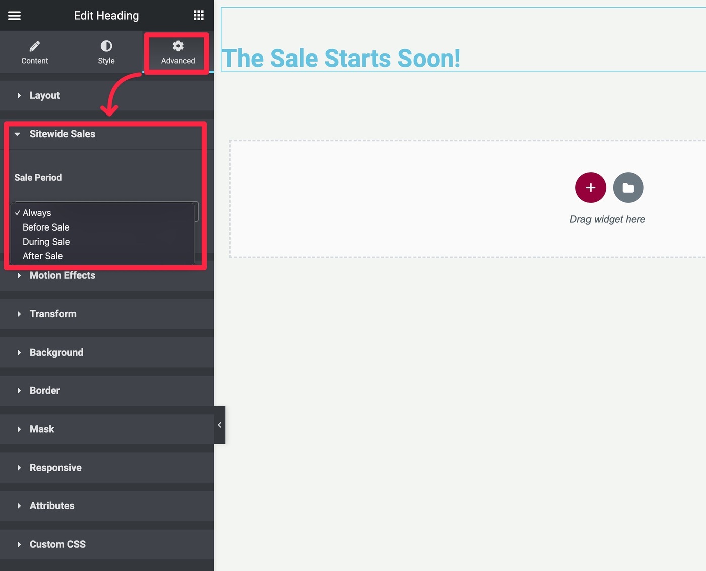 Elementor integration