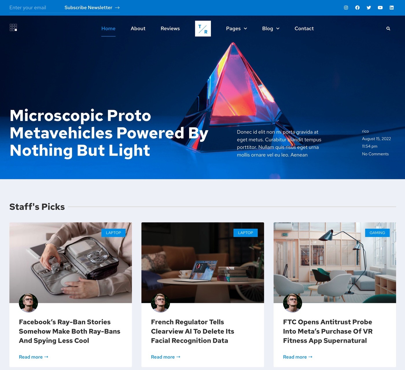 Techreff review template