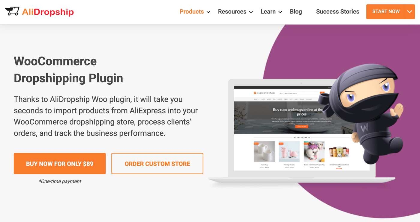 AliDropship plugin for WooCommerce dropshipping