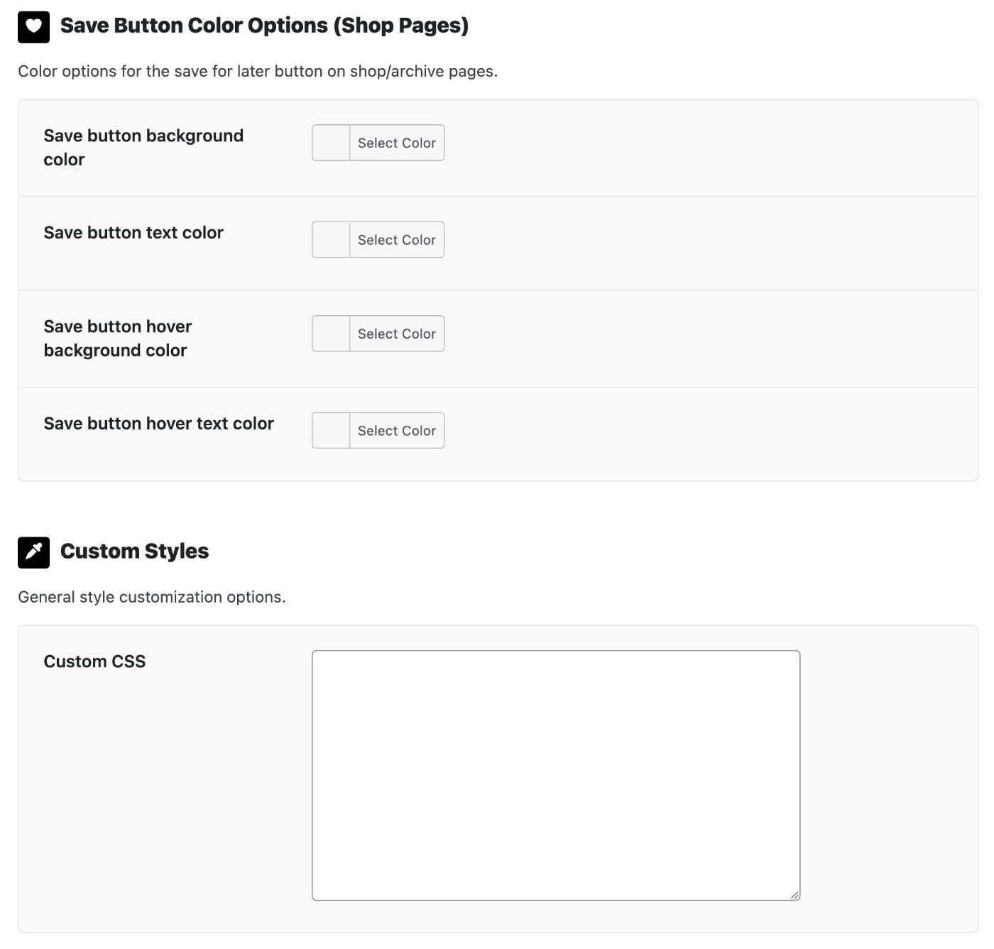 Custom CSS