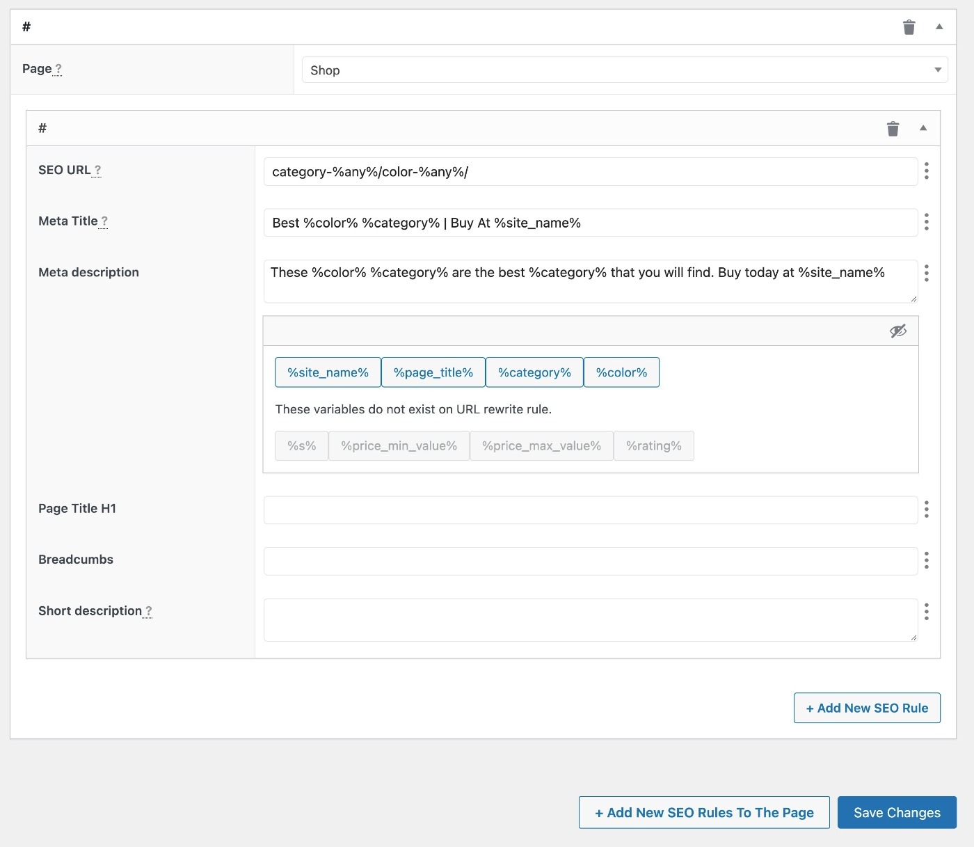 PWF SEO builder tool