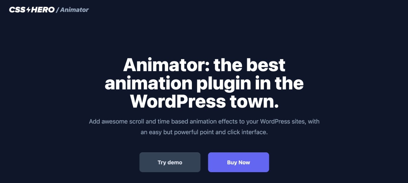 Animator review of this WordPress animation plugin