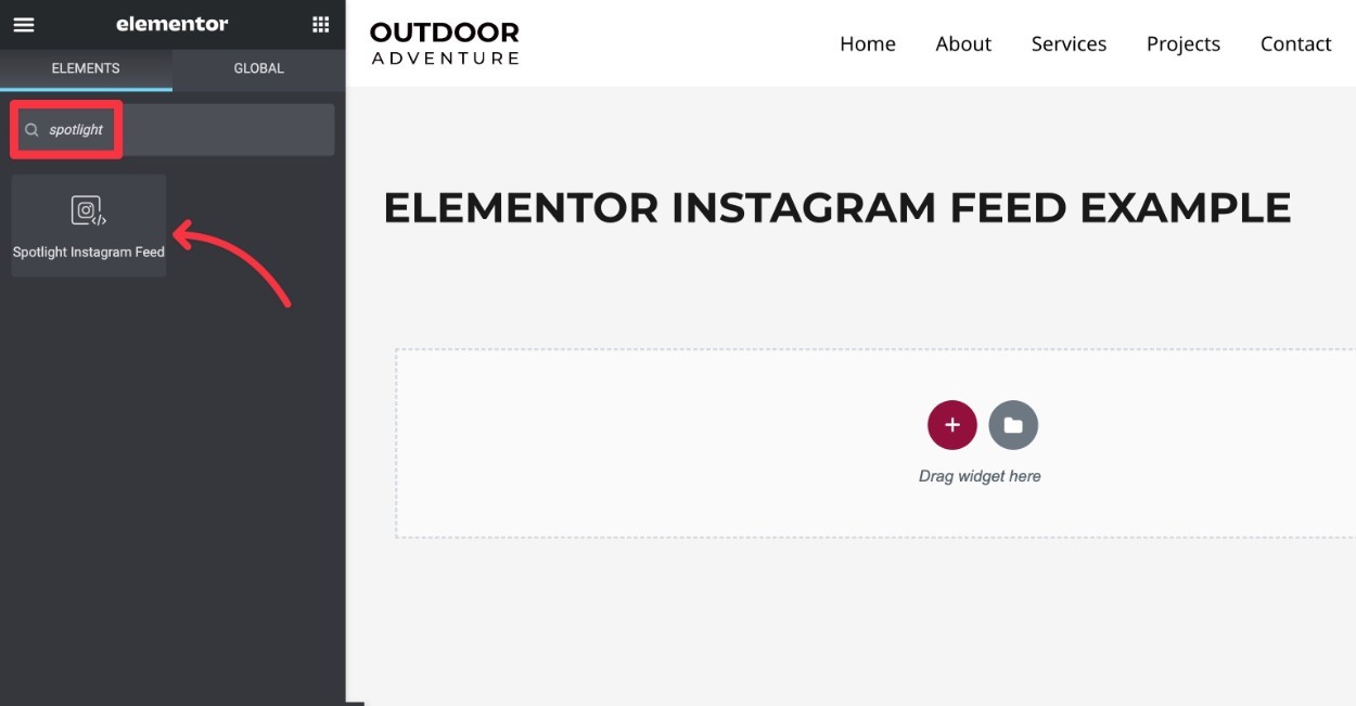 How to find the widget