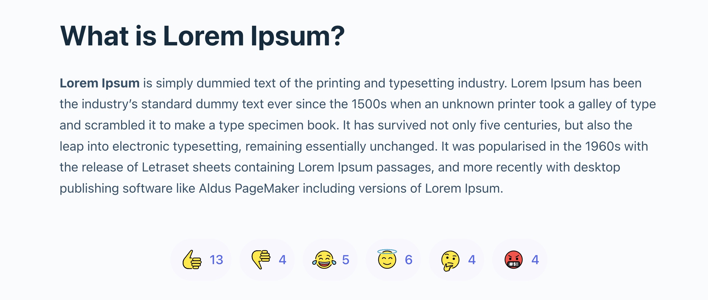 An example of a poll from LiquidPoll