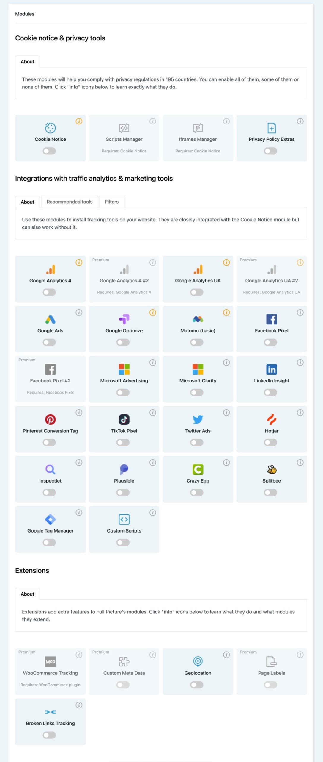 WP FullPicture modules