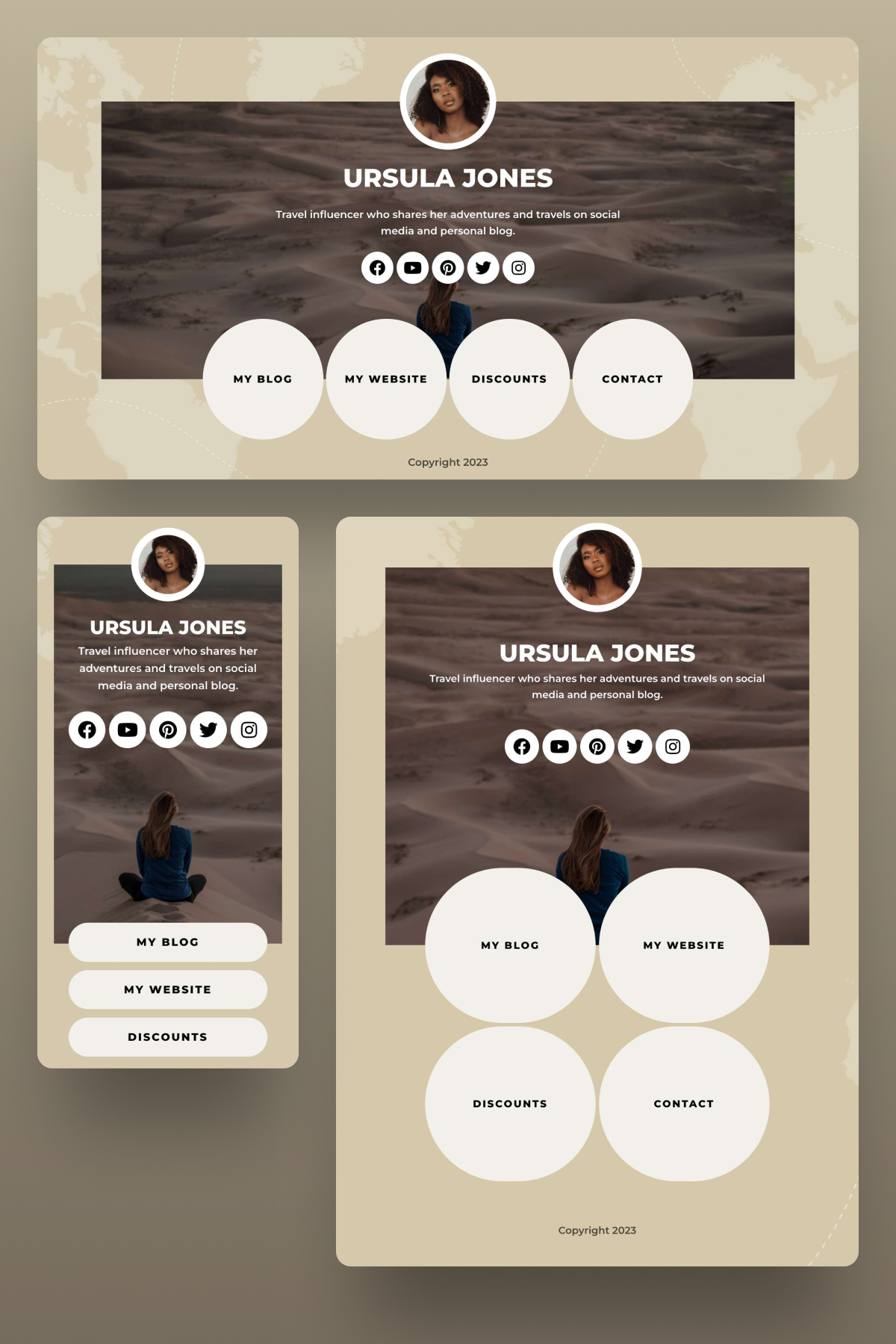 Ursula Jones - One Page Astra Template