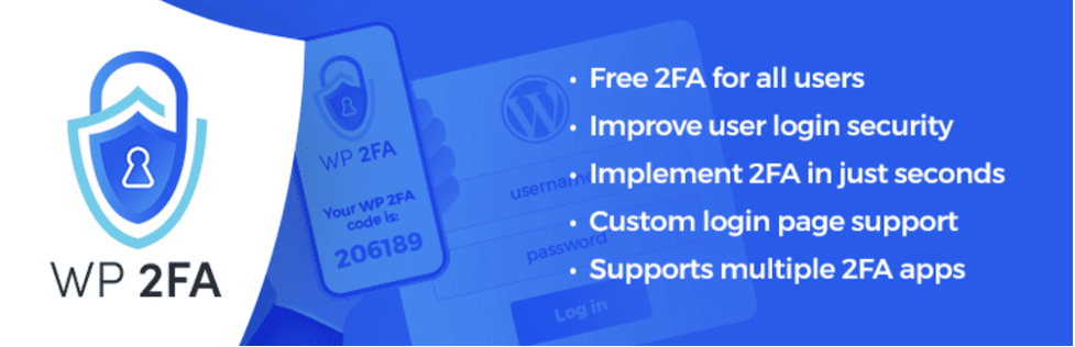 The WP 2FA logo.