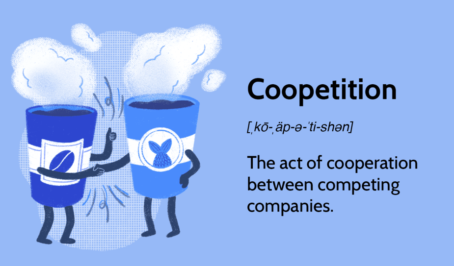 WordPress Losing Ground: The act of cooperation between competing companies.