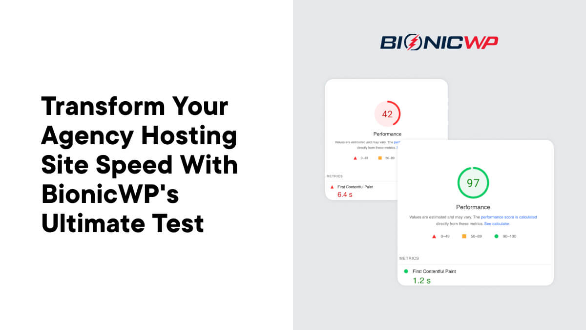 BionicWP's Site Speed Challenge