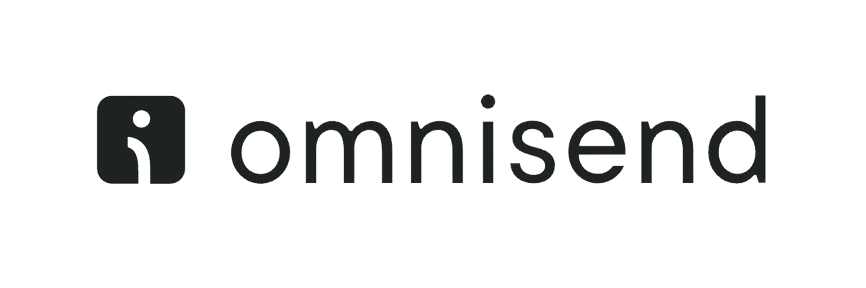 The black Omnisend logo on a transparent background.